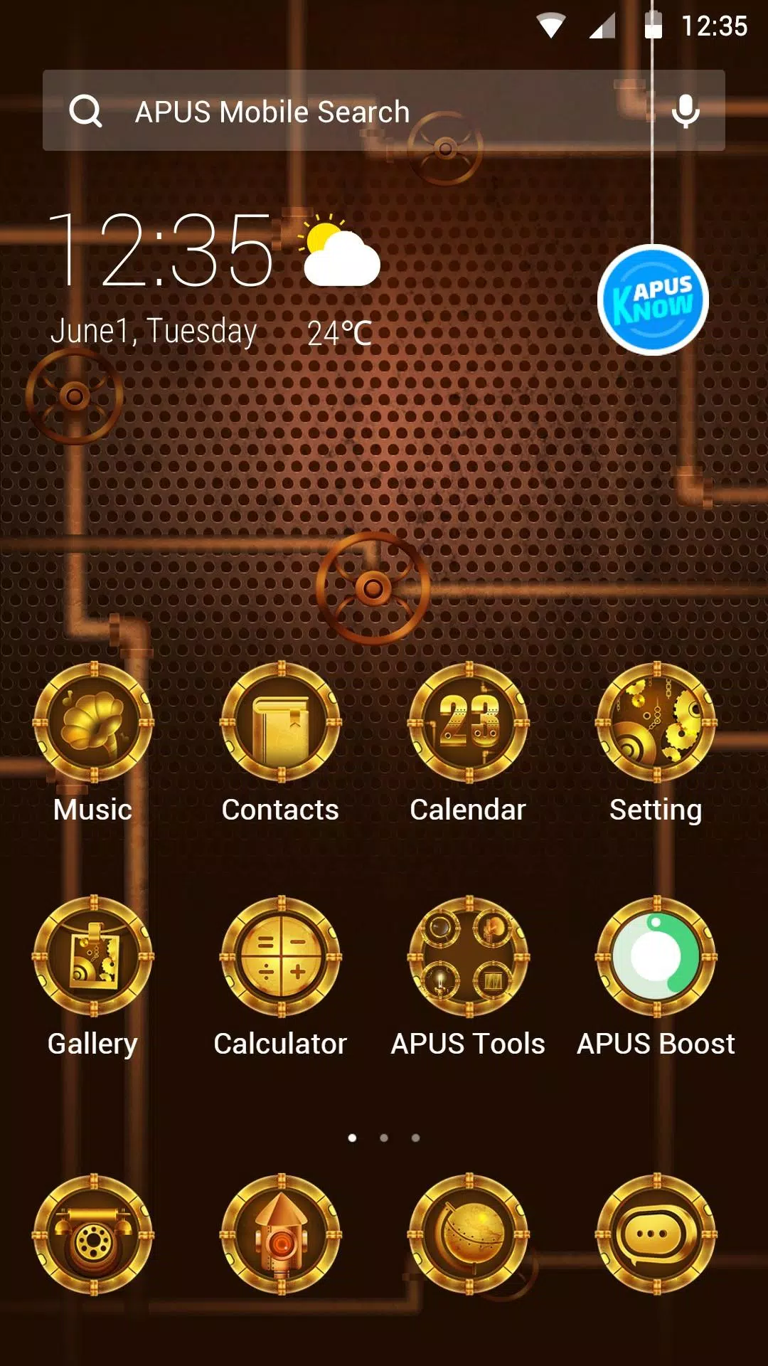 Round Steam Luxurious-APUS Lau Screenshots