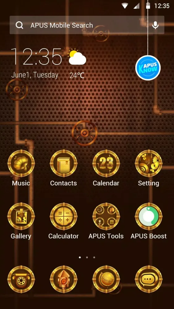 Round Steam Luxurious-APUS Lau应用截图