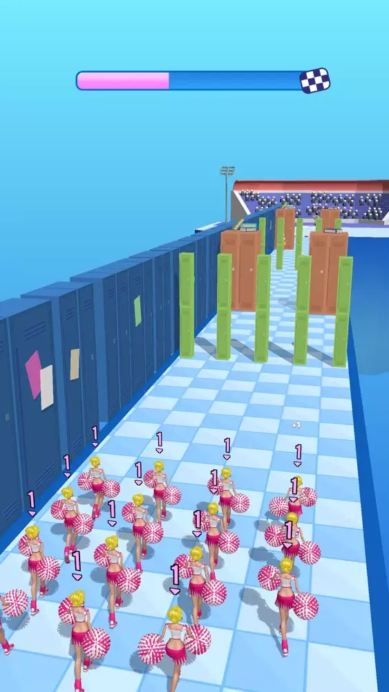 Capturas de tela do Cheerleader Split