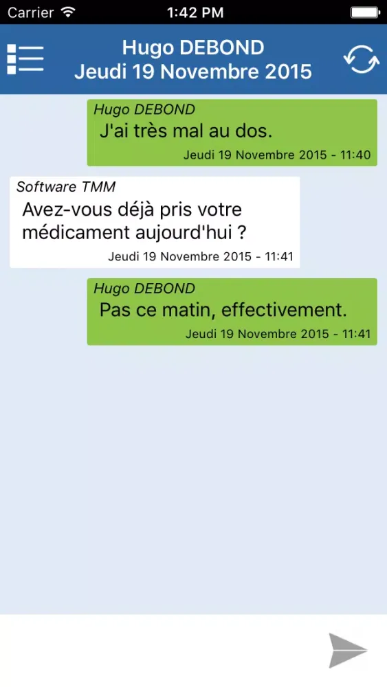 Ap'Telecare Smartphone应用截图