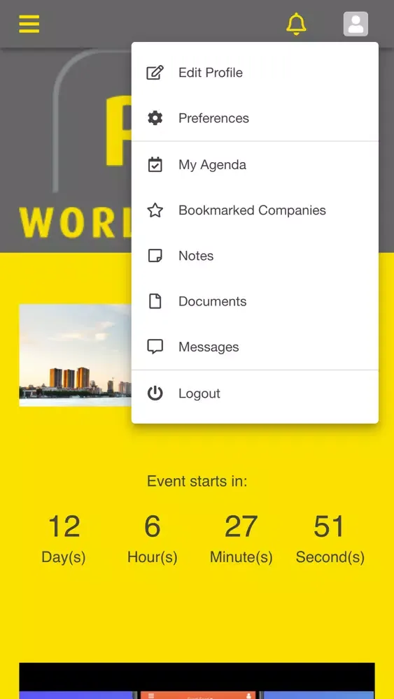 Zrzuty ekranu PBP World Meeting App