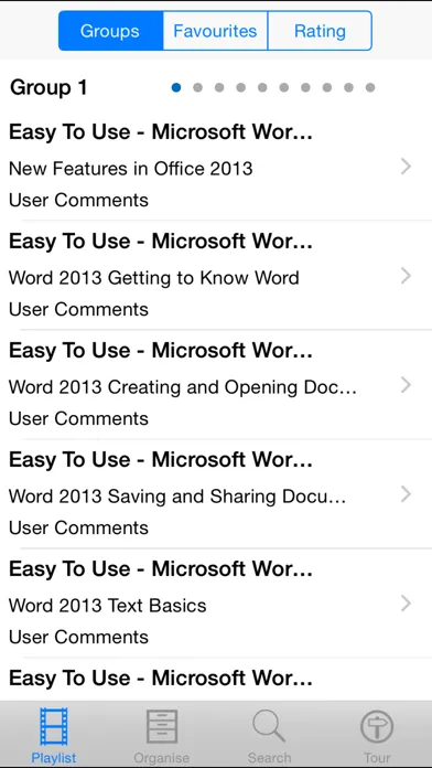 Capturas de tela do Easy To Learn - Microsoft Word 2013 Edition