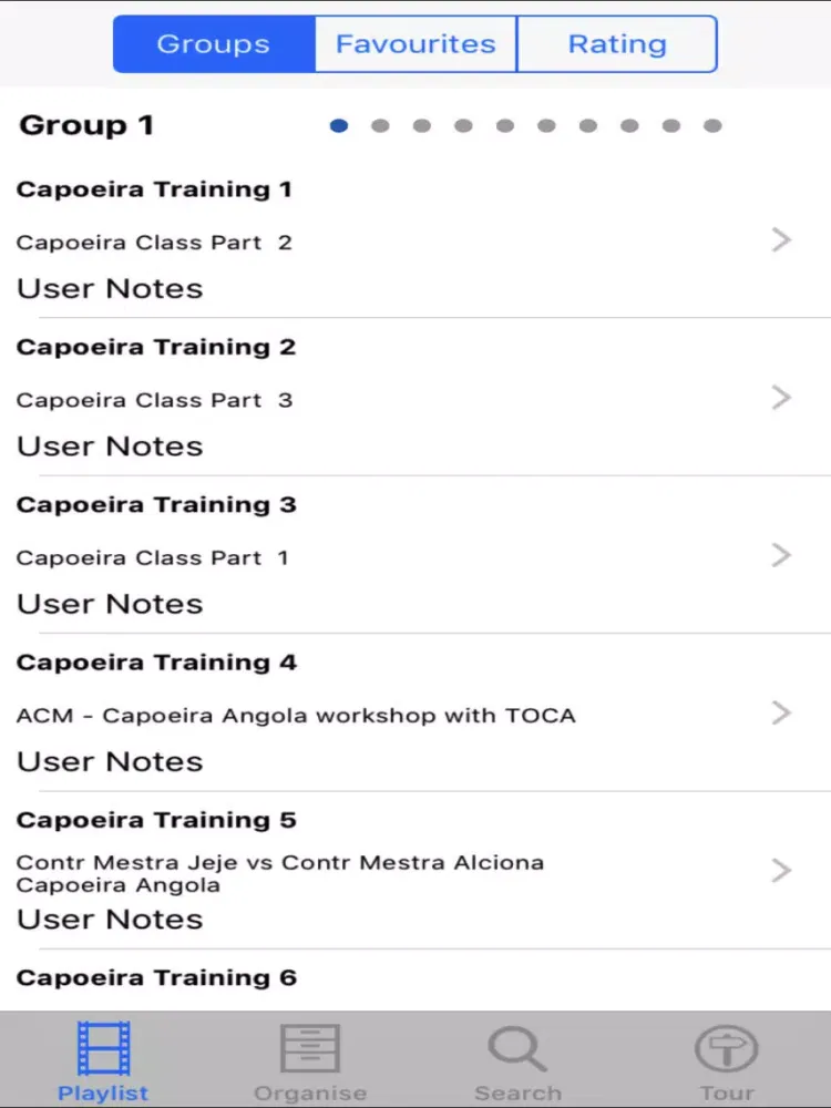 Zrzuty ekranu Capoeira Training iPad 