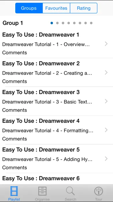 Capturas de tela do Easy To Use - Adobe Dreamweaver Edition