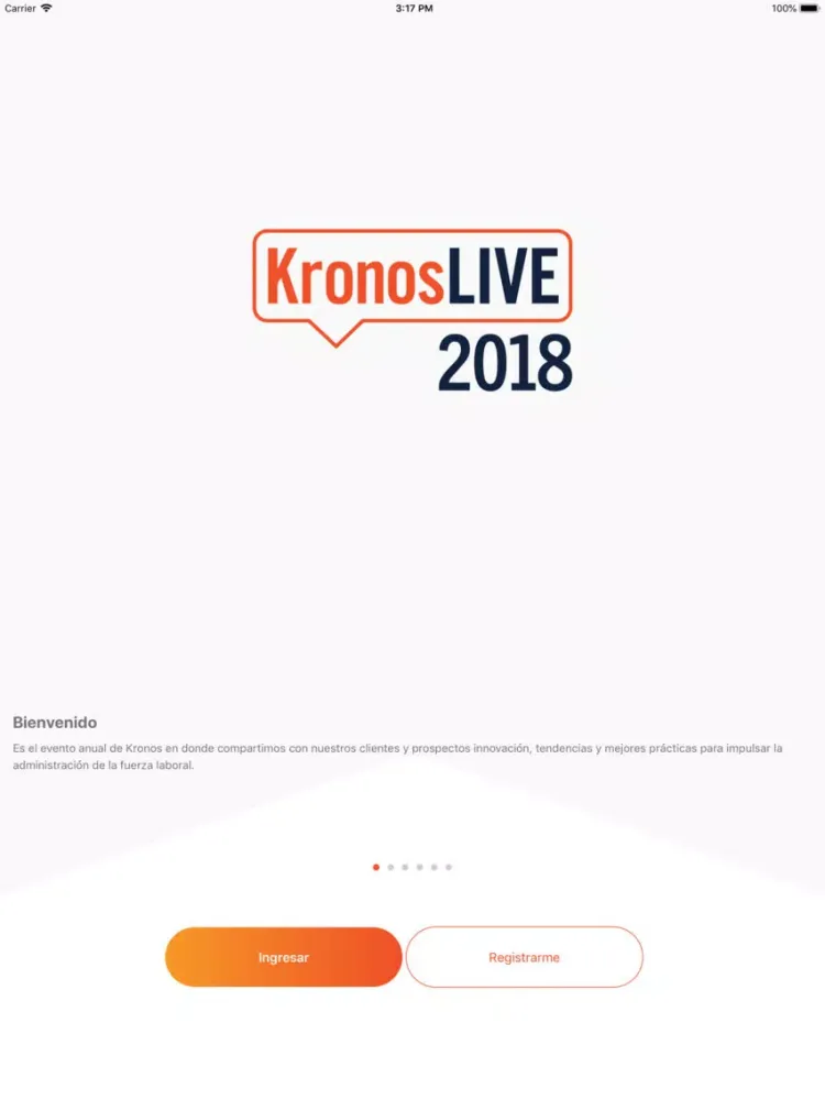 KronosLIVE Latam 2018 iPad 應用截圖