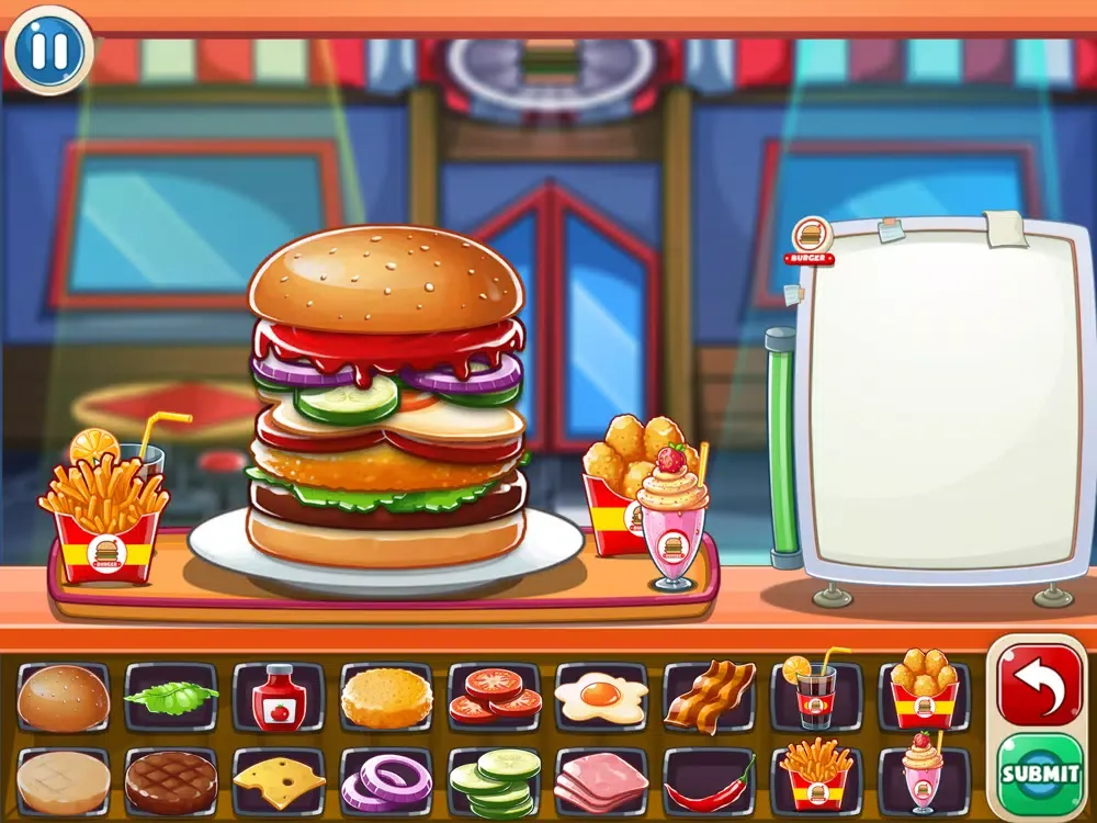 Capturas de pantalla de Burger Food Court iPad 