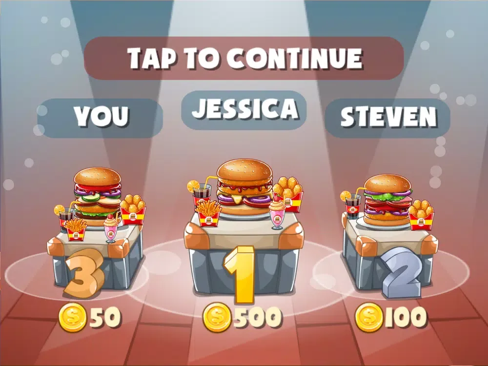 Capturas de pantalla de Burger Food Court iPad 