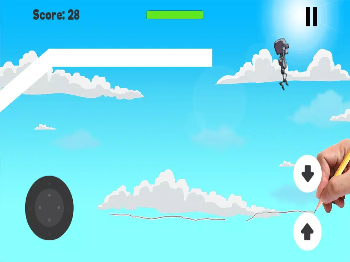 Save Flying Robot iPad  Screenshots