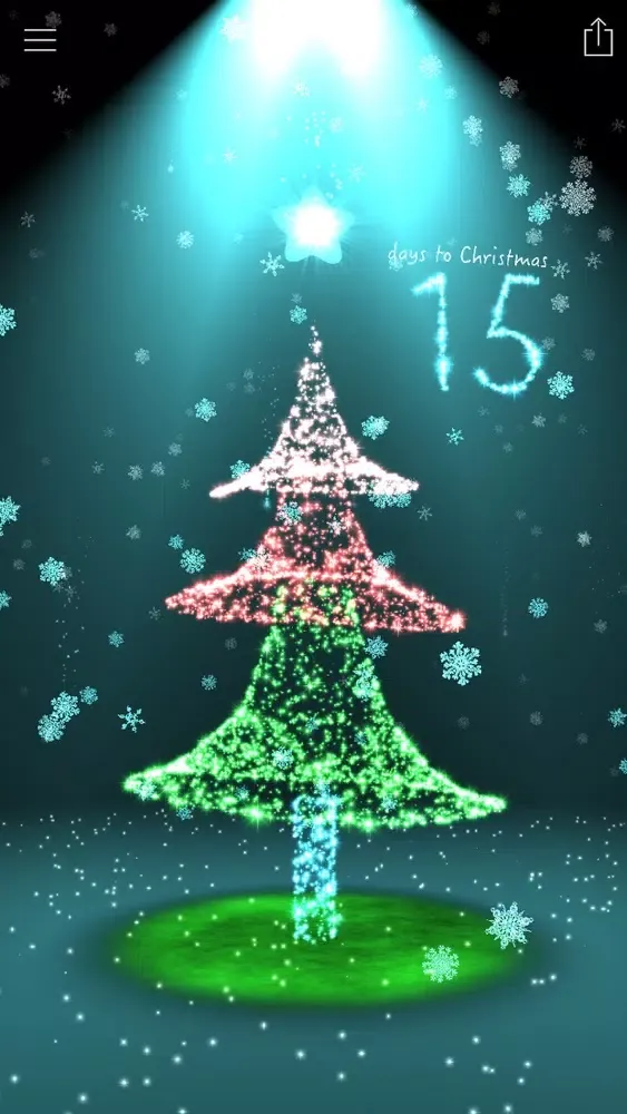Christmas Countdown 3D Tree Screenshots