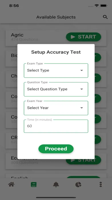 Captures d'écran de JAMB Past Questions & Answers