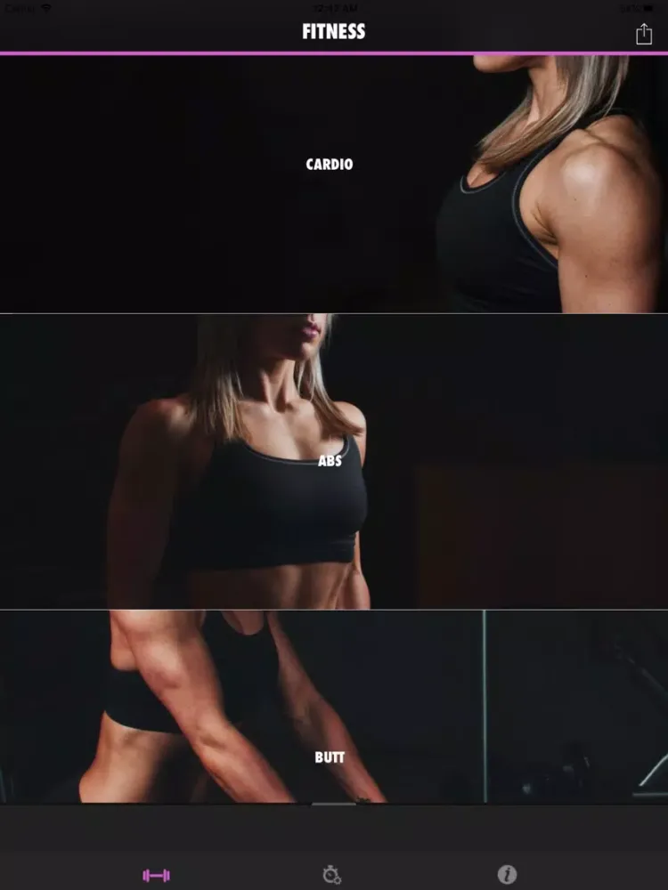 Fitness Workout & Plans iPad  स्क्रीनशॉट