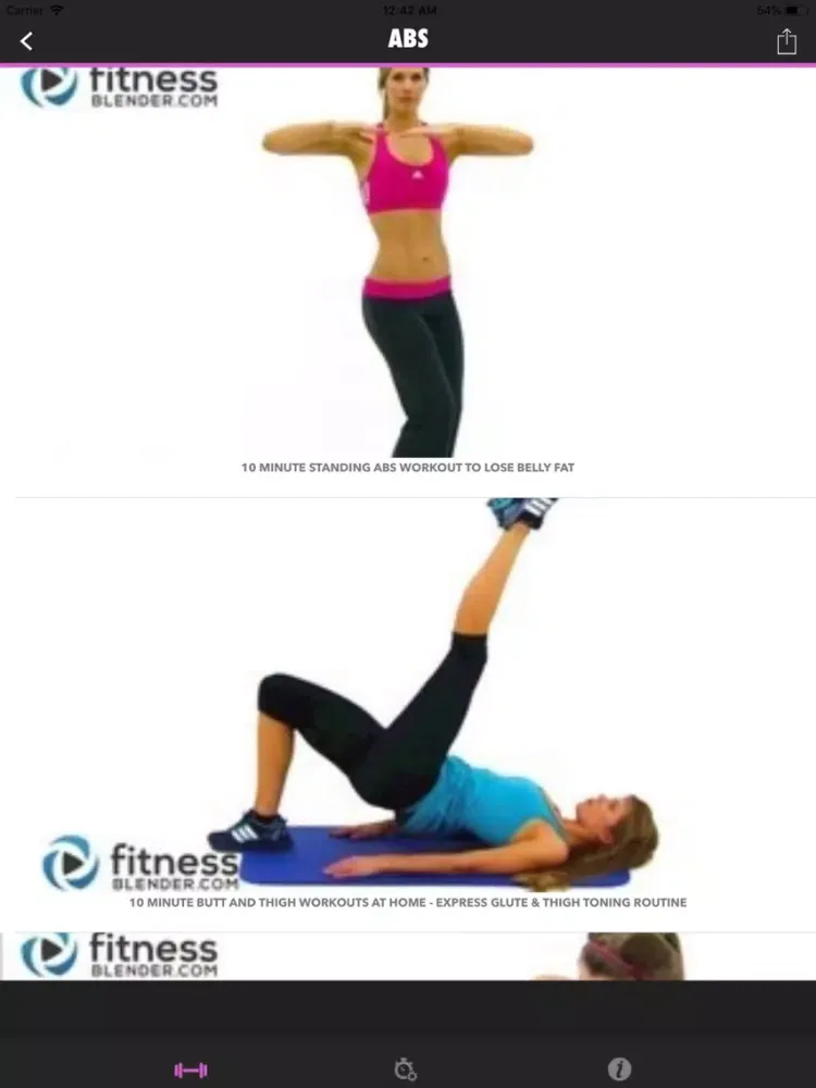 Fitness Workout & Plans iPad  स्क्रीनशॉट