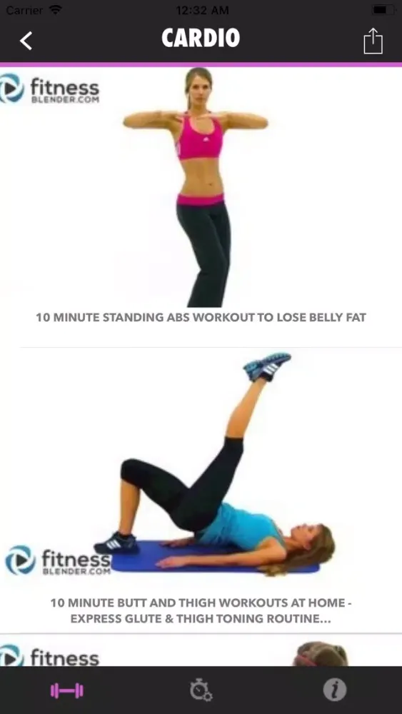 Fitness Workout & Plans स्क्रीनशॉट