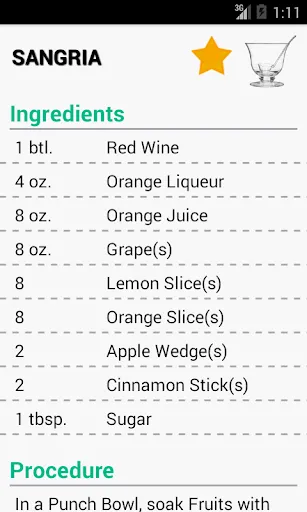 Drinks and Cocktail Recipes ! Screenshots