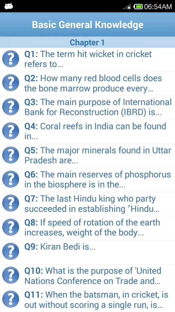 Screenshot di General Knowledge Quiz-GK