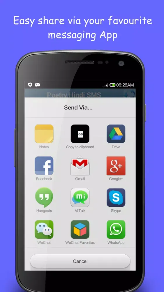 Zrzuty ekranu Hindi Status & SMS Collection