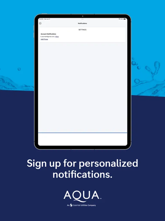 Aqua ePortal iPad  스크린샷