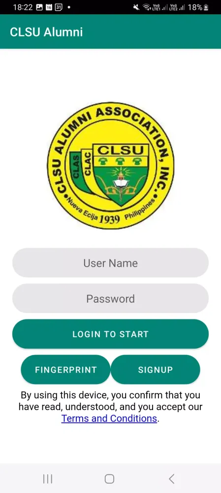 CLSU Alumni Screenshots