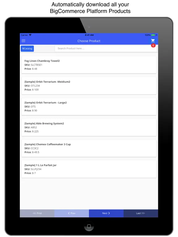 POS for BigCommerce iPad  স্ক্রিনশট