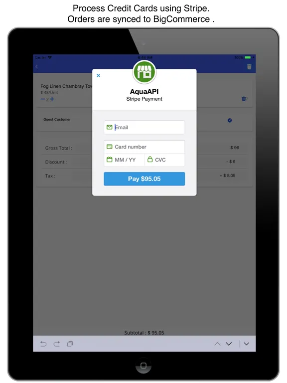 POS for BigCommerce iPad  স্ক্রিনশট