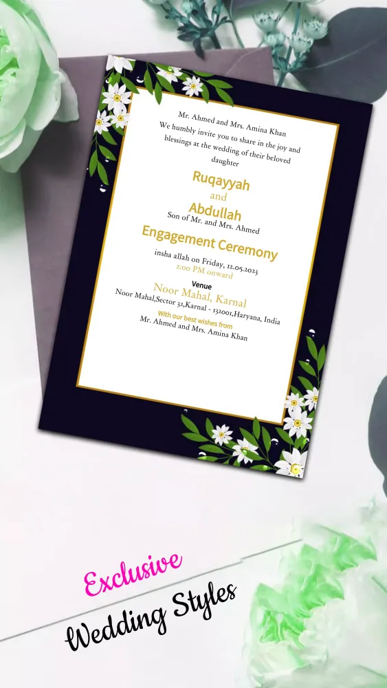 Capturas de pantalla de Wedding Invitation Maker