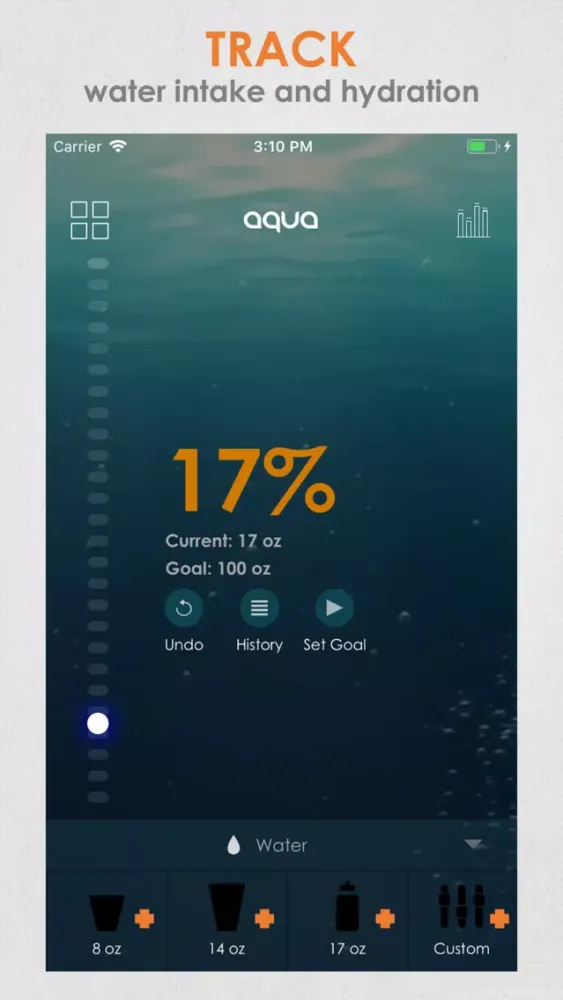 Aqua - Daily Water Tracker App স্ক্রিনশট