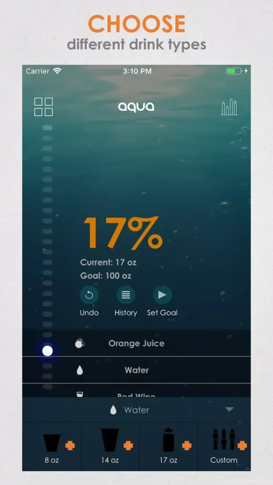 Aqua - Daily Water Tracker App স্ক্রিনশট