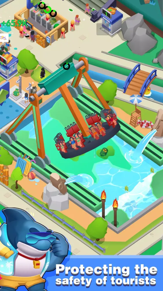 Idle Aquapark Tycoon স্ক্রিনশট