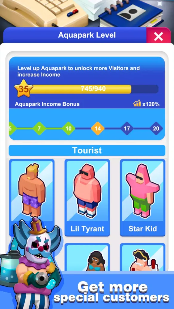 Idle Aquapark Tycoon স্ক্রিনশট