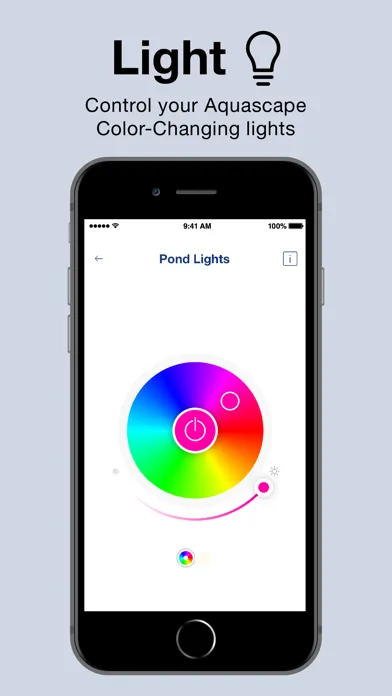 Ảnh chụp màn hình của Aquascape Smart Control App