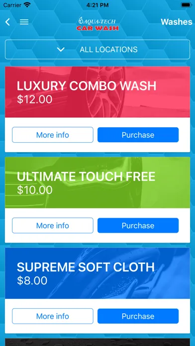 Aqua Tech Car Wash Screenshots