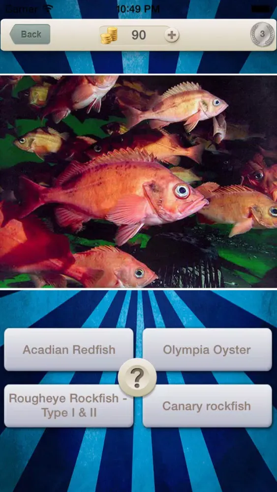 Guess for Aquatic Species at Risk Quiz Game سکرین شاٹس