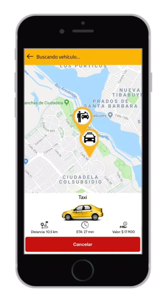 Captures d'écran de Aqui Taxi Pasajero