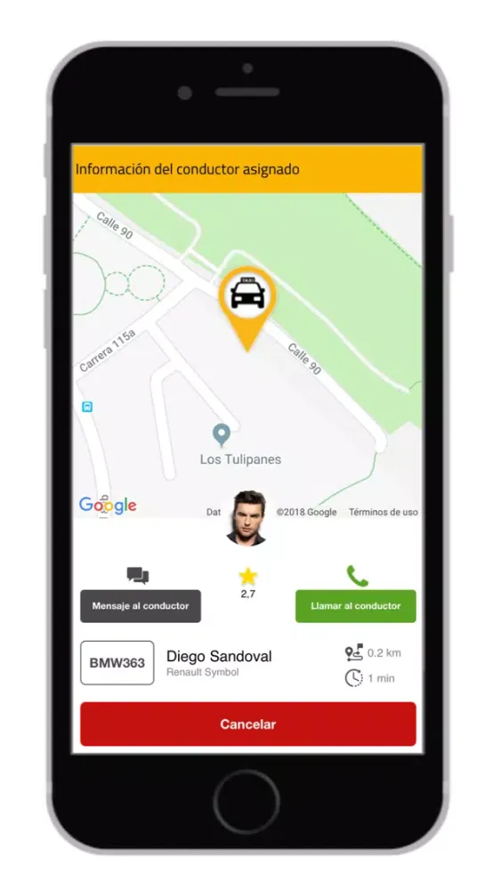 Captures d'écran de Aqui Taxi Pasajero