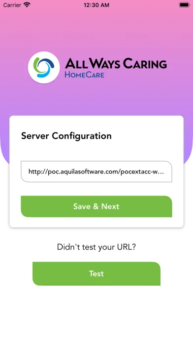 Tangkapan layar POC Care Coordination