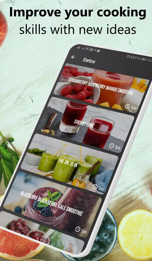 Capturas de pantalla de Healthy Smoothie Recipes
