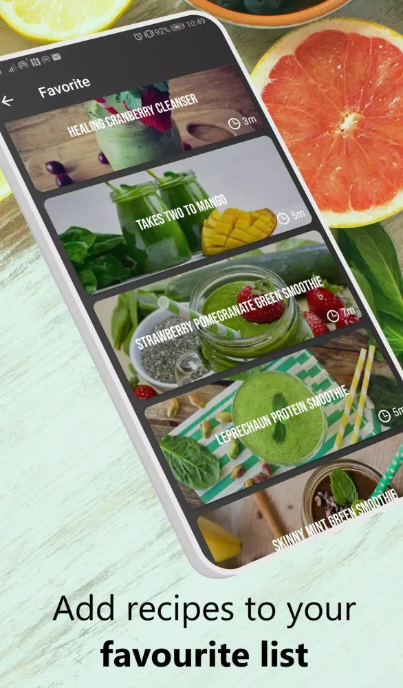 Capturas de pantalla de Healthy Smoothie Recipes