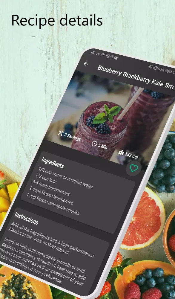 Capturas de pantalla de Healthy Smoothie Recipes
