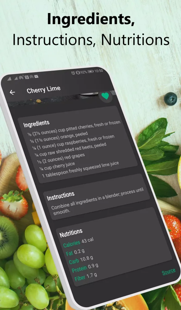 Capturas de pantalla de Healthy Smoothie Recipes