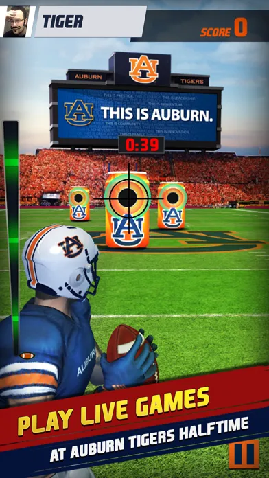 Tangkapan skrin Auburn Play Live