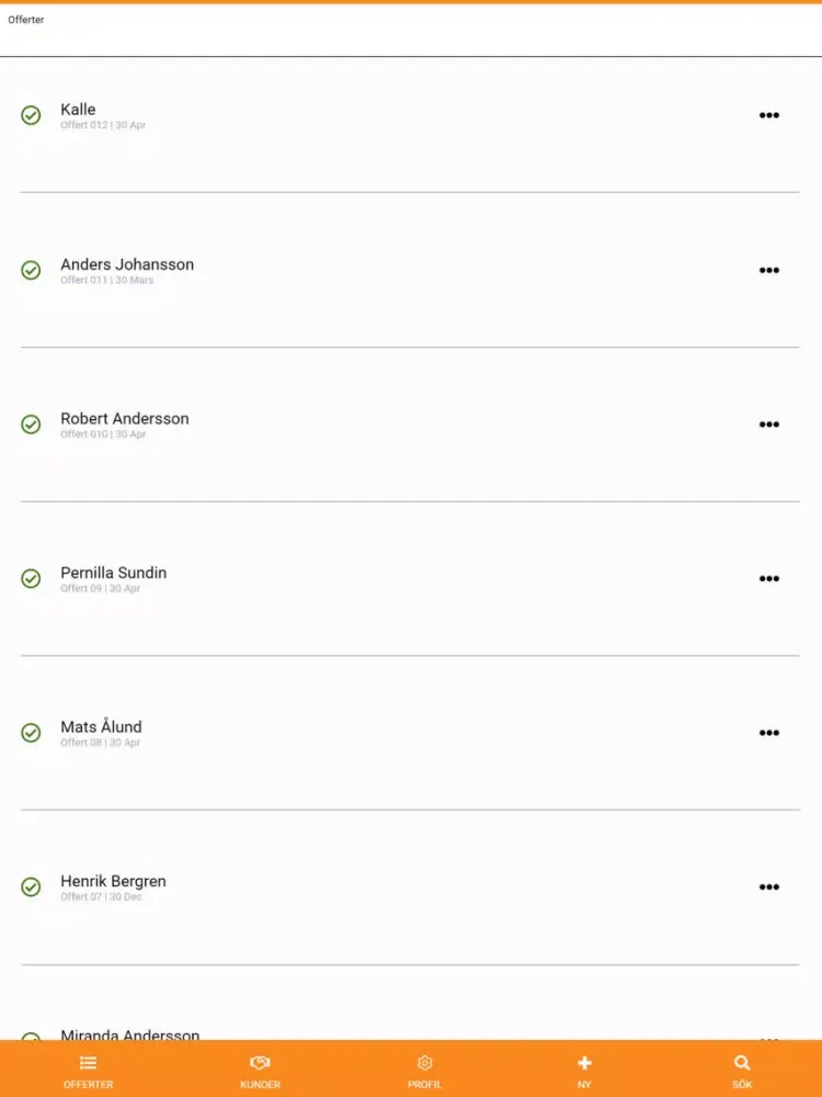 iQuote iPad  Ekran Görüntüleri