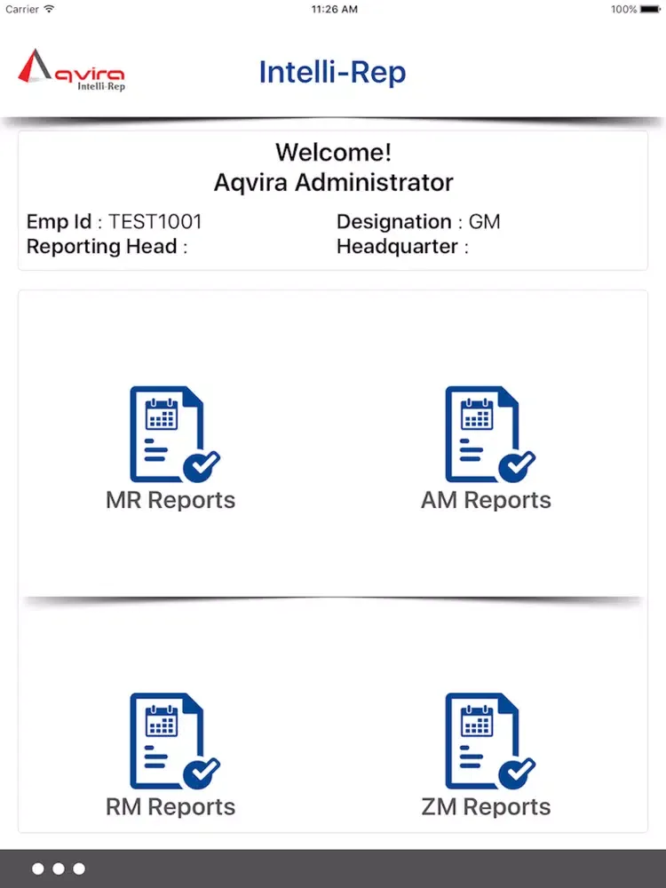 Aqvira Intelli-Rep iPad  스크린샷