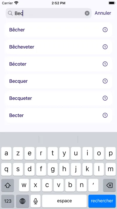 Скриншоты Savoir Conjuguer