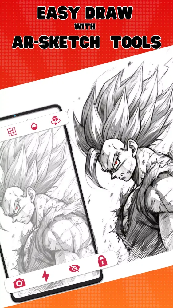 Tangkapan layar Anime AR Drawing Sketch Trace