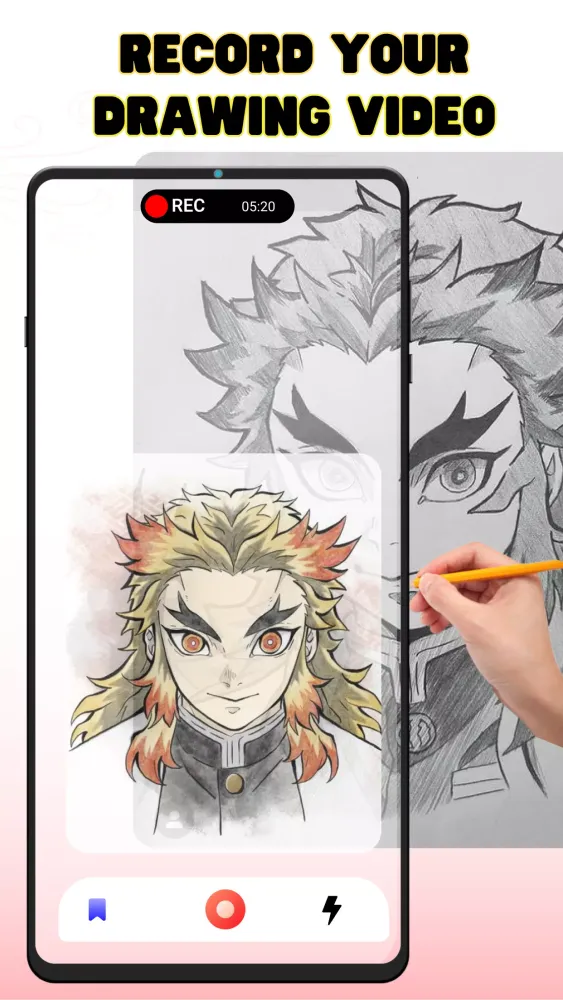 Tangkapan layar Anime AR Drawing Sketch Trace