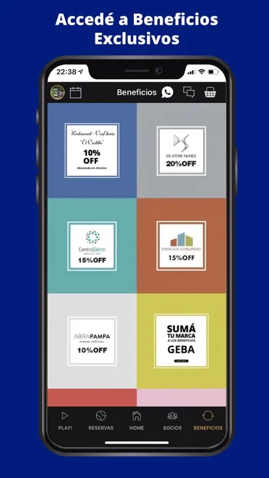 Ảnh chụp màn hình của GEBA