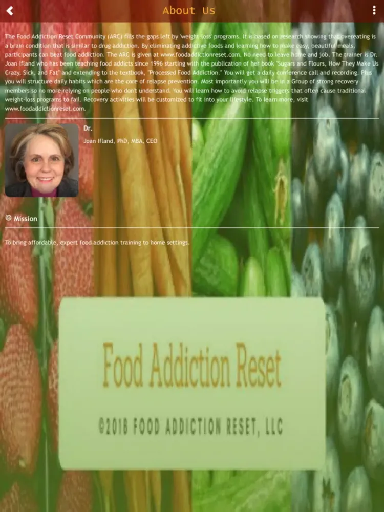Capturas de pantalla de Addiction Reset Community iPad 
