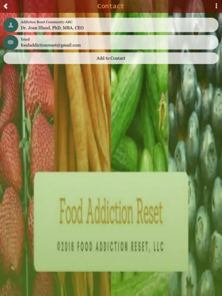Capturas de pantalla de Addiction Reset Community iPad 