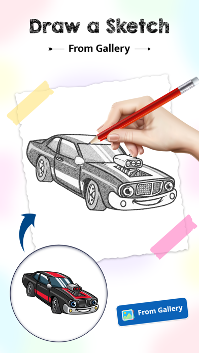 Ảnh chụp màn hình của AR Drawing: Sketch with Camera