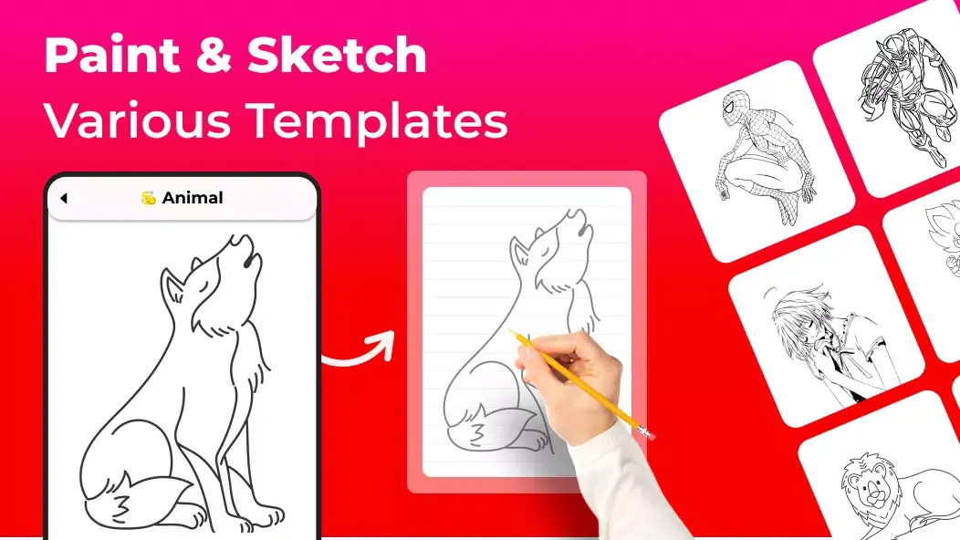 Скриншоты AR Drawing